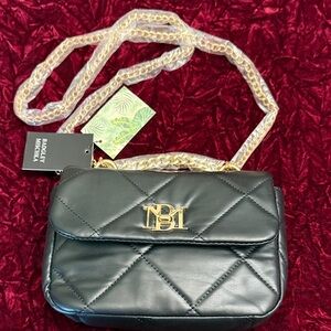 BADGLEY MISCHKA Crossbody Bag with Gold Chain - NWT